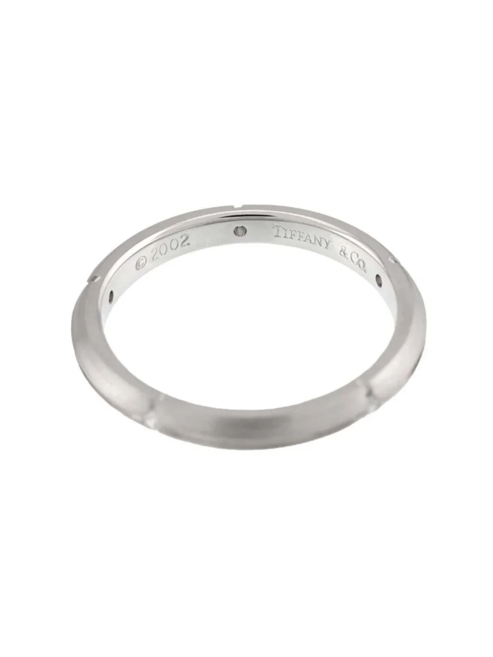 Tiffany & Co Streamerica Ring Diamond 18k WG White Gold 750